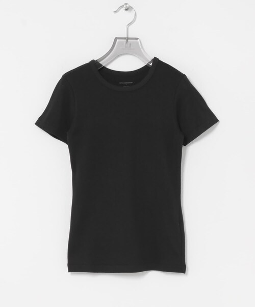 URBAN RESEARCH(アーバンリサーチ)の「THYARD コンパクトTシャツ(Tシャツ/カットソー・レディース・OFF WHITE/BLACK/BROWN・Free)」の2枚目の写真