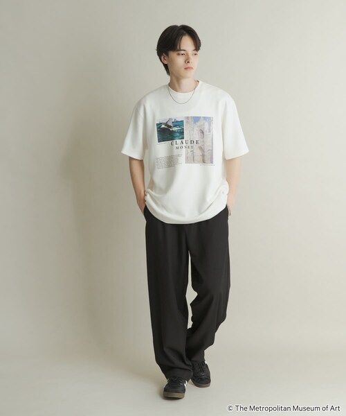 SENSE OF PLACE by URBAN RESEARCH（センスオブプレイスバイアーバンリサーチ）の「『別注』THE MET×SENSE OF PLACE　SHORT-SLEEVE T-SHIRTS B（Tシャツ/カットソー・メンズ・WHITE/BLACK/L.PURPLE・M/L）」の14枚目の写真