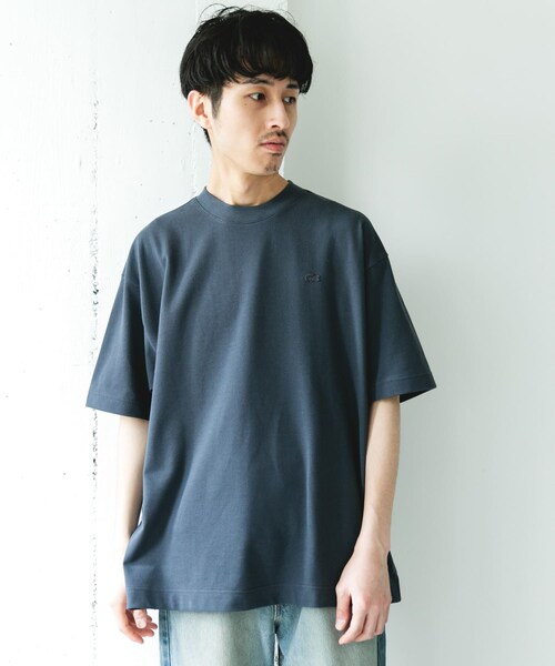 URBAN RESEARCH DOORS(アーバンリサーチドアーズ)の「『別注』LACOSTE×DOORS MOSS STITCH SHORT-SLEEVE T-SHIRTS(Tシャツ/カットソー・メンズ・HAMMAM/SOJA/BUFFALO/GRAPHITE・3/4/5)」の21枚目の写真