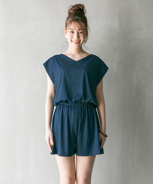 RODE SKO（ロデスコ）の「ロンパース風セット∴（水着・レディース・BLUE GREEN・FREE）」の9枚目の写真