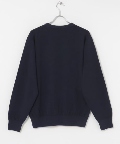 URBAN RESEARCH（アーバンリサーチ）の「Yonetomi　Spiber NEW BASIC KNIT PULLOVER（ニット/セーター・メンズ・24ORANGE/14BLACK/63NAVY・3/4）」の10枚目の写真