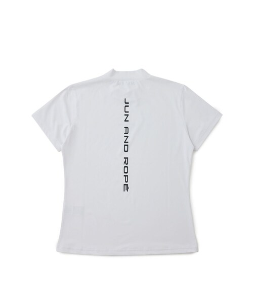 ROPE'(ロペ)の「【ESSENTIAL】半袖モックネックシャツ/UV・吸水速乾(Tシャツ/カットソー・レディース・ブラック/ホワイト/ネイビー/ラベンダー・L/M/XL)」の17枚目の写真