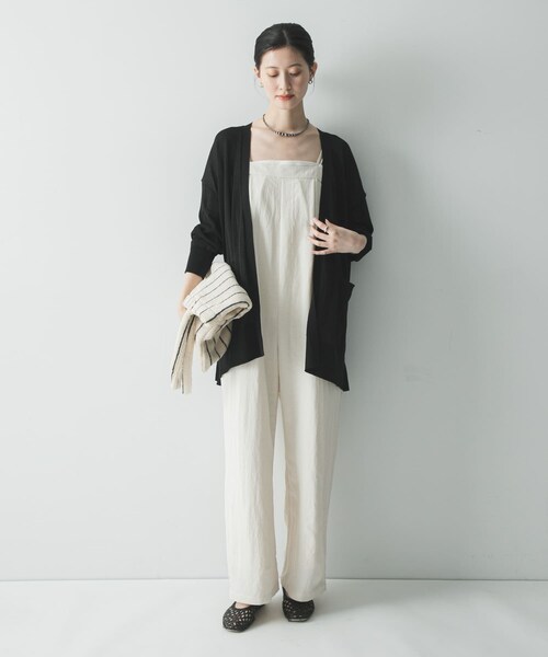 URBAN RESEARCH(アーバンリサーチ)の「UVカット加工ガウンカーディガン(カーディガン/ボレロ・レディース・BLACK/BEIGE・Free)」の10枚目の写真