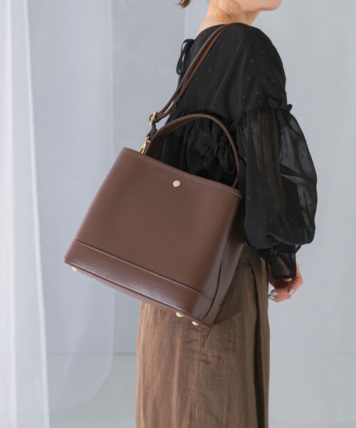 URBAN RESEARCH ROSSO（アーバンリサーチロッソ）の「AULENTTI　スクエアBAG（ハンドバッグ・レディース・LATTE/FUXIA/MOKA・-）」の10枚目の写真