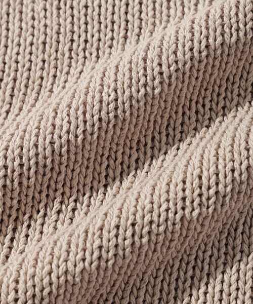 ADAM ET ROPE'(アダムエロペ)の「【AMOMENTO/アモーメント】 PAPER YARN PULLOVER(ニット/セーター・メンズ・チャコール/ベージュ・L/M)」の17枚目の写真