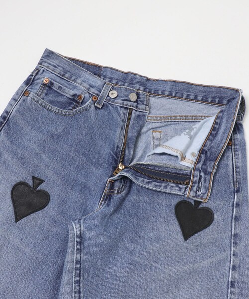 URBAN RESEARCH(アーバンリサーチ)の「TanC TOKYO W.SPADE PATCH BUGGY REMAKE DENIM(デニムパンツ・レディース・BLUE1/BLUE2/BLUE3/BLUE4・28/30)」の20枚目の写真