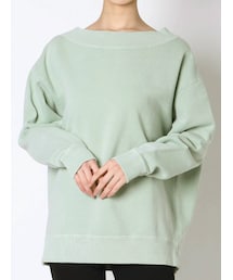 EVRIS | オフネックルーズスウェットTOPS(Tシャツ/カットソー)