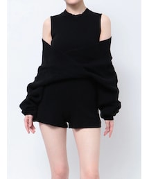 【WEB限定】【TINY】BACK ZIPベアデニムロンパース WEB限定】【TINY】BACK ZIPベアデニムロンパース[品番