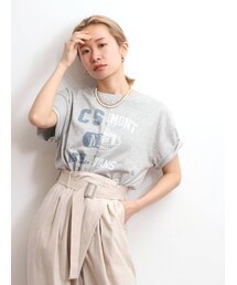 Ungrid | 【10周年限定】リメイクビッグTee(Tシャツ/カットソー)