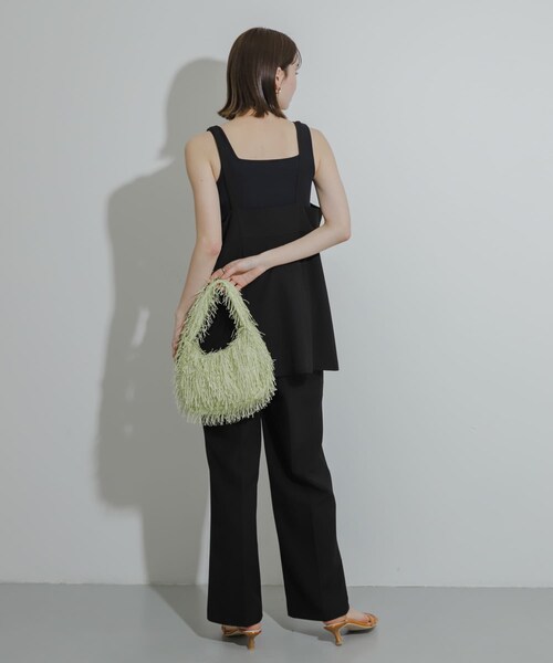 SENSE OF PLACE by URBAN RESEARCH（センスオブプレイスバイアーバンリサーチ）の「スリットキャミソールトップ（その他トップス・レディース・GRAY/BLACK/BEIGE・one）」の7枚目の写真