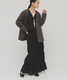 KBF | マジョリカプリーツベストSETスカート(セットアップ)