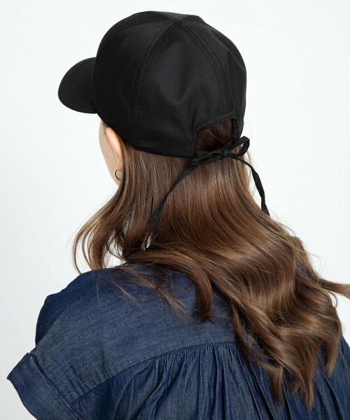 URBAN RESEARCH Sonny Label（アーバンリサーチサニーレーベル）の「UVCUTバックリボンキャップ（キャップ・レディース・ライトベージュ/ブラック/ピンク・one）」の7枚目の写真