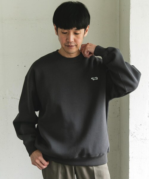 URBAN RESEARCH DOORS（アーバンリサーチドアーズ）の「『XLサイズ/WEB限定』『別注』PENNEYS×DOORS　THE FOX クルーネックスウェット（スウェット・メンズ・BEIGE/ASH/CHARCOAL/RED・M/L/XL）」の13枚目の写真