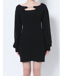 EMODA | チェーンカバーニットワンピース(ワンピース)