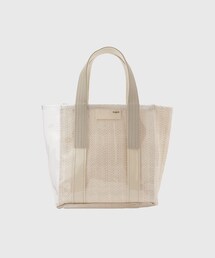 【texnh/テクネ】GLASSBOAT TOTE S / MESH&LEATHER