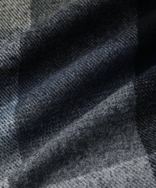 ROPE' PICNIC(ロペピクニック)の「チェックマフラー(マフラー・レディース・ブラック系/ベージュ系/レッド系・F)」の9枚目の写真