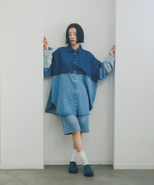 KBF（ケイビーエフ）の「プランプトゥサボミュール（サンダル・レディース・BLACK/DENIM・36/37/38）」の21枚目の写真