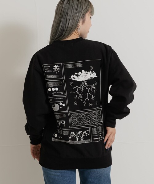 THE GOODLAND MARKET（ザグッドランドマーケット）の「KEIMEN　NF sweat（スウェット・メンズ・Black・M/L/XL/XXL）」の9枚目の写真