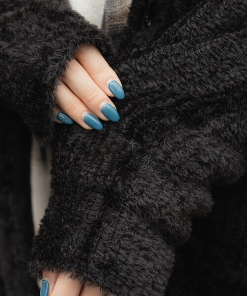 EKAL（エカル）の「OCTAカーディガンジャケット（カーディガン/ボレロ・レディース・ブラック/グレー・One）」の12枚目の写真