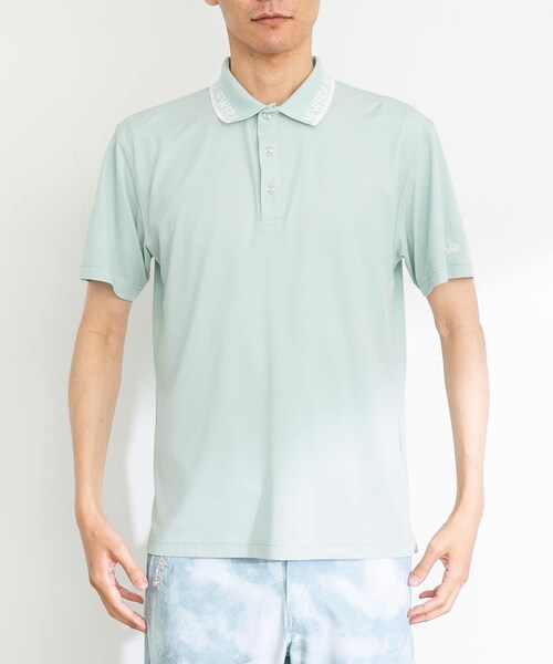 URBAN RESEARCH Sonny Label（アーバンリサーチサニーレーベル）の「NEW ERA GOLF　SHORT-SLEEVE COLLAR LOGO POLO（ポロシャツ・メンズ・BLU・M/L）」の3枚目の写真