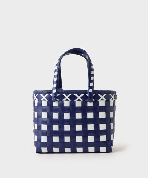 ROPE'（ロペ）の「【PALI（パリ）】MARKET BASKETS｜XMINI（かごバッグ・レディース・ブルー系・F）」の4枚目の写真
