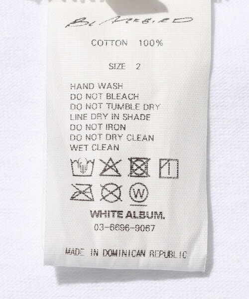 ADAM ET ROPE'(アダムエロペ)の「【BLACKBIRD/ブラックバード】short sleeve cutsewn 05(Tシャツ/カットソー・メンズ・ブラック/ホワイト・0/1/2)」の17枚目の写真