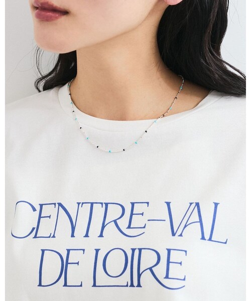 VIS(ビス)の「カラーチェーンネックレス(ネックレス・レディース・ブルー系/ピンク系・F)」の1枚目の写真