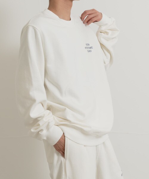 THE GOODLAND MARKET（ザグッドランドマーケット）の「Western Hydrodynamic Research　WORKER SWEAT CREW（スウェット・メンズ・15IVORY/40NAVY/01BLACK・M/XL）」の9枚目の写真