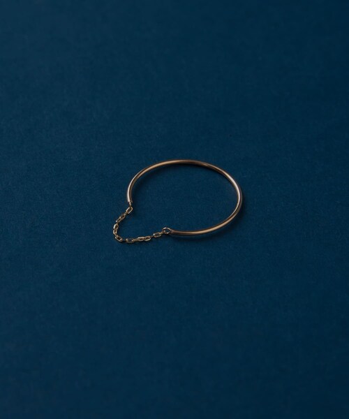 URBAN RESEARCH（アーバンリサーチ）の「ff by decor urban research　Sway chain ring（リング・レディース・GOLD・9/11/13）」の4枚目の写真