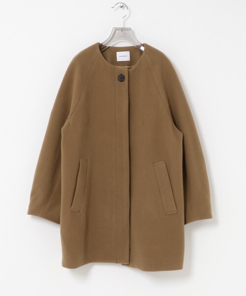 URBAN RESEARCH(アーバンリサーチ)の「スーパー100ウールモッサノーカラーコート(テーラードジャケット・レディース・ALMOND/D.NAVY・36/38)」の6枚目の写真