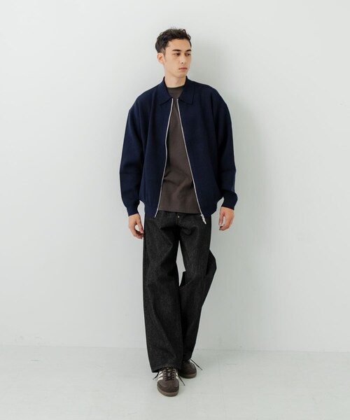 URBAN RESEARCH（アーバンリサーチ）の「綿カシミヤZIPカーディガン（カーディガン/ボレロ・メンズ・ICE GRAY/NAVY/BLACK・M/L）」の10枚目の写真