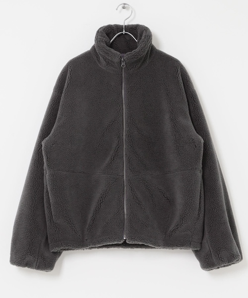 URBAN RESEARCH DOORS(アーバンリサーチドアーズ)の「ZIPボアブルゾン(テーラードジャケット・レディース・OFF/CHARCOAL・Free)」の19枚目の写真