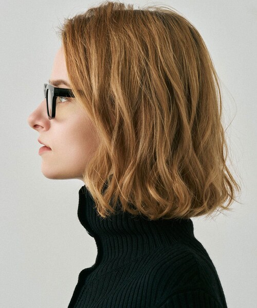 SENSE OF PLACE by URBAN RESEARCH(センスオブプレイスバイアーバンリサーチ)の「NUEF nuef0136(メガネ・レディース・BLACK/KHAKI/CLEAR×BLK・One)」の8枚目の写真