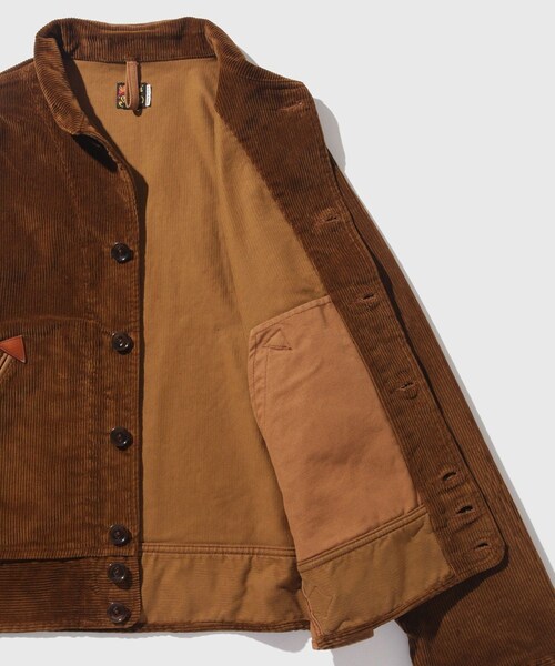 ADAM ET ROPE'（アダムエロペ）の「【Mister Freedom/ミスターフリーダム】Mattock CAMPUS BLOUSE BROWN CORDUROY（その他アウター・メンズ・ダークブラウン・40/42）」の11枚目の写真
