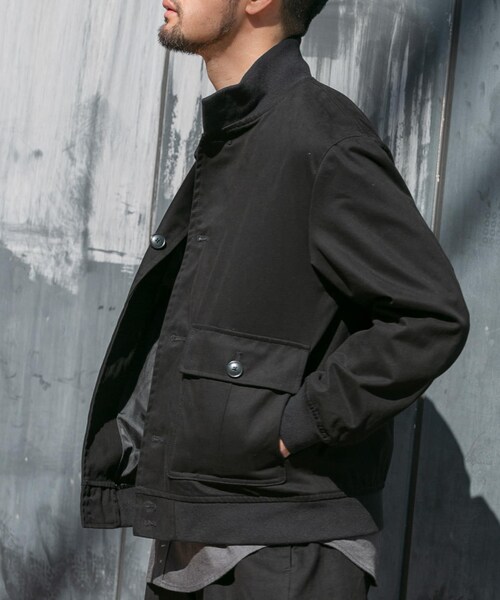 URBAN RESEARCH ROSSO（アーバンリサーチロッソ）の「『XLサイズあり』バルスターモールスキンブルゾン（ブルゾン・メンズ・BLACK/BEIGE/DARK BROWN・M/L/XL）」の7枚目の写真