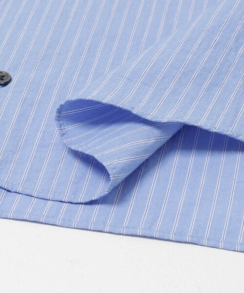 かぐれ（カグレ）の「ハイツイストコットンレギュラーシャツ（シャツ/ブラウス・レディース・BLUE/NAVY・Free）」の14枚目の写真