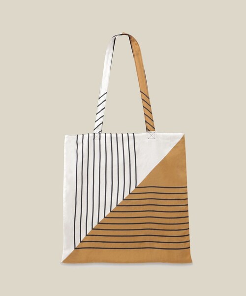 ROPE'(ロペ)の「幾何学柄シルクトートバッグ(トートバッグ・レディース・オフホワイト/サックス・F)」の14枚目の写真