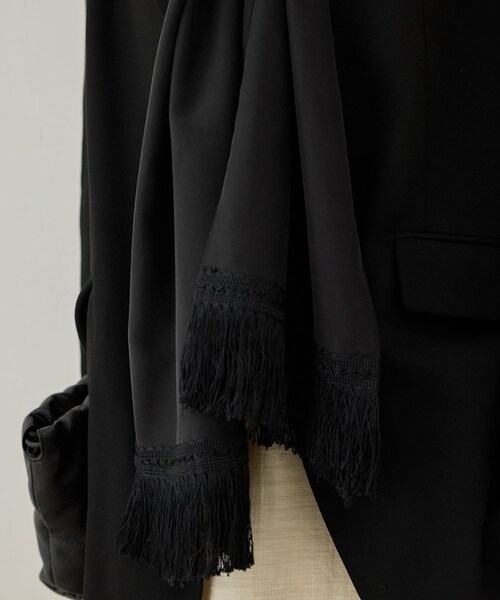 ADAM ET ROPE'(アダムエロペ)の「GENTLE SILK スカーフ / イージーケア(バンダナ/スカーフ・レディース・ブラック/ブラウン・F)」の10枚目の写真