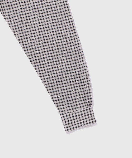 ADAM ET ROPE'（アダムエロペ）の「【KANEMASA FIL./カネマサフィル】36G Modest Check Shirt（シャツ/ブラウス・メンズ・ホワイト/グリーン・L/M）」の9枚目の写真