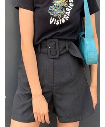 EMODA | BELT WIDE SHORT PT(その他パンツ)