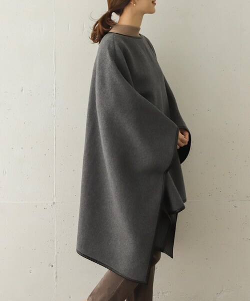 URBAN RESEARCH DOORS（アーバンリサーチドアーズ）の「Traditional Weatherwear　MORPETH∴（レインコート/ポンチョ・レディース・NVY/MID GREY・FREE）」の5枚目の写真