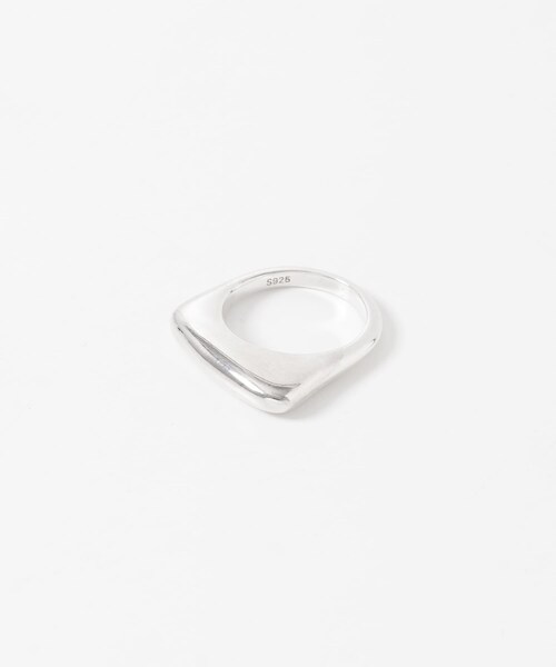 URBAN RESEARCH(アーバンリサーチ)の「decor『デコール』 FLAT RING(リング・レディース・SILVER・12)」の4枚目の写真