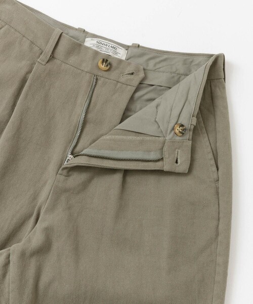 URBAN RESEARCH Sonny Label（アーバンリサーチサニーレーベル）の「ワイドテーパードピーチ起毛チノパンツ（チノパンツ・メンズ・グレーカーキ/アイボリー/ダークネイビー・M/L）」の11枚目の写真