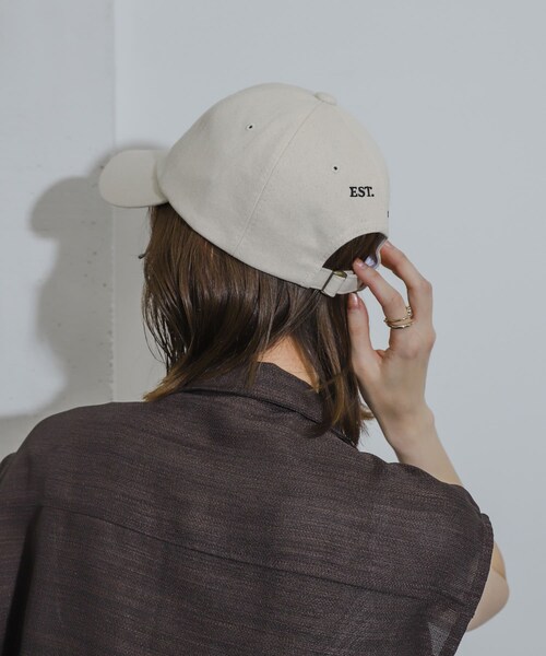 SENSE OF PLACE by URBAN RESEARCH（センスオブプレイスバイアーバンリサーチ）の「ロゴキャップ（キャップ・レディース・NAVY/IVORY・one）」の7枚目の写真