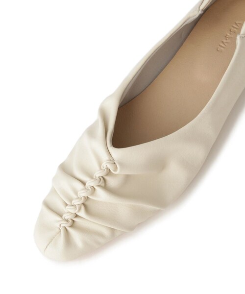 VIS（ビス）の「ギャザーバブーシュパンプス（パンプス・レディース・ブラック/オフホワイト・L/M）」の16枚目の写真