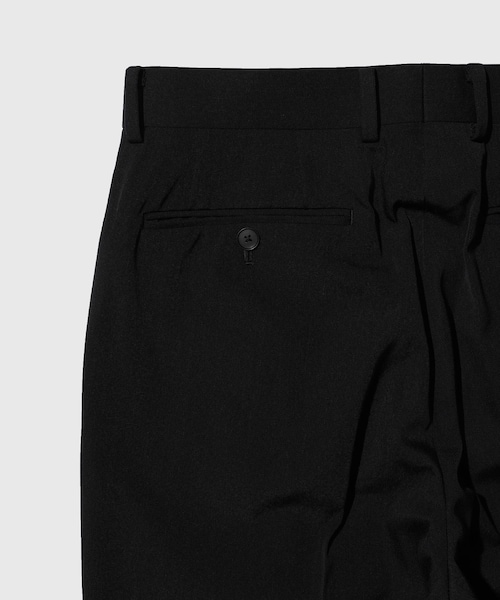 ADAM ET ROPE'(アダムエロペ)の「【AURALEE/オーラリー】LIGHT WOOL MAX GABARDINE SLACKS(スラックス・メンズ・ブラック/ダークブラウン・3/4/5)」の11枚目の写真