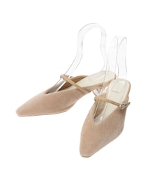 LAGUNAMOON | MODERNカッティングメタルヒールミュール(パンプス)