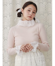 merry jenny | レースリブニット(ニット/セーター)