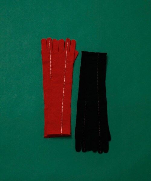 URBAN RESEARCH（アーバンリサーチ）の「kokyo　Long Stitch Gloves（ベルト・レディース・Red/Black・Free）」の9枚目の写真