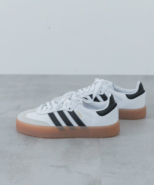 URBAN RESEARCH（アーバンリサーチ）の「adidas　SAMBAE W（スニーカー・レディース・フットウェアホワイト・23/23.5/24/24.5/25）」の11枚目の写真